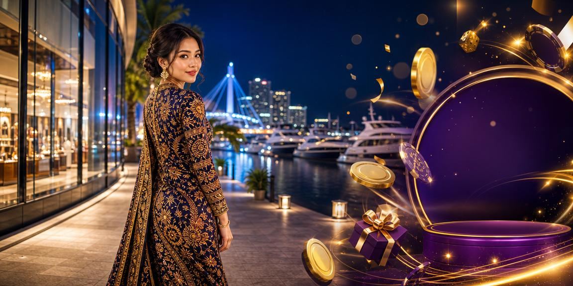 Ilustrasi bonus deposit bergaya batik Langkawi yang menggambarkan promosi menarik di platform agen69 Malaysia
